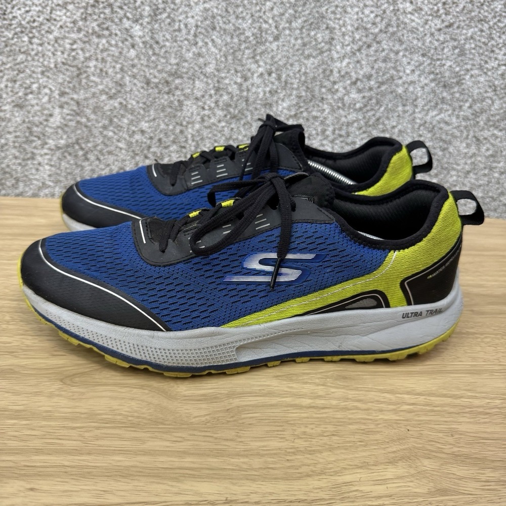 SKECHERS Go Run Pulse Trail Ultra Blue Men's Size 13 Sneakers 220149 Hiking - Picture 4 of 16